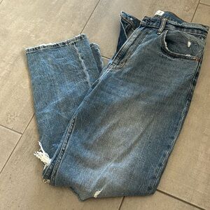 Abercrombie & Fitch Ankle Straight Ultra High Rise Curve Love 28